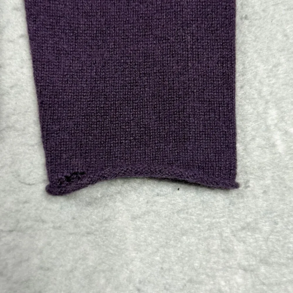 Cashmere Cache Women’s SZ S Purple 100% Cashmere Casual Soft Knit Pull Over